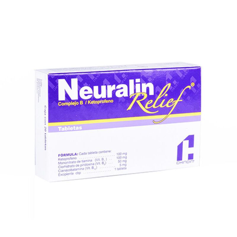 Neuralin Relief 100/100/50 Mg 20 Tableta(s) image number null