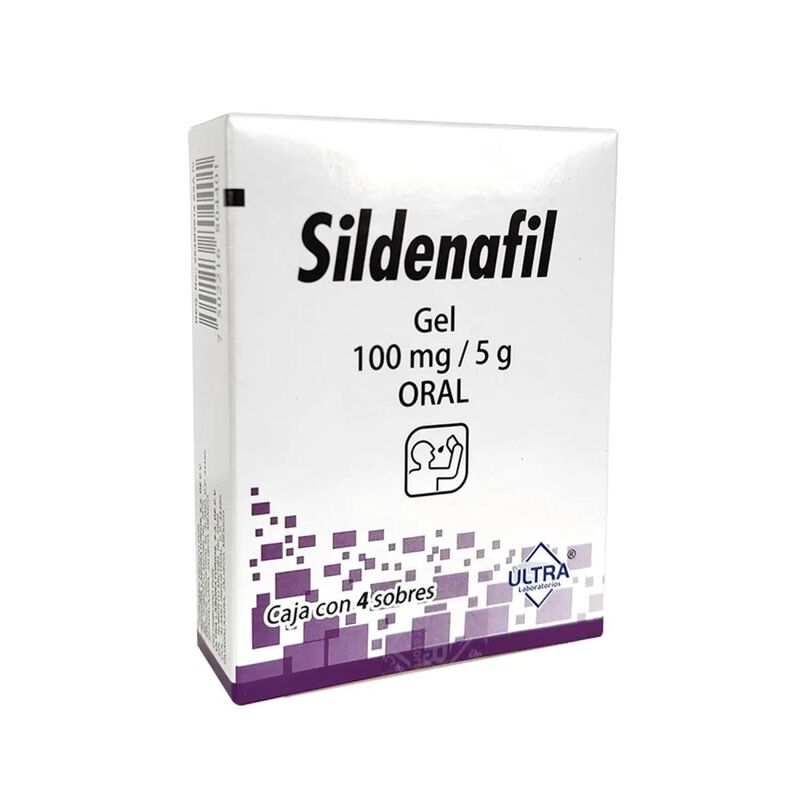 Sildenafil 100 Mg / 5 G 4 Sobre(s) image number null