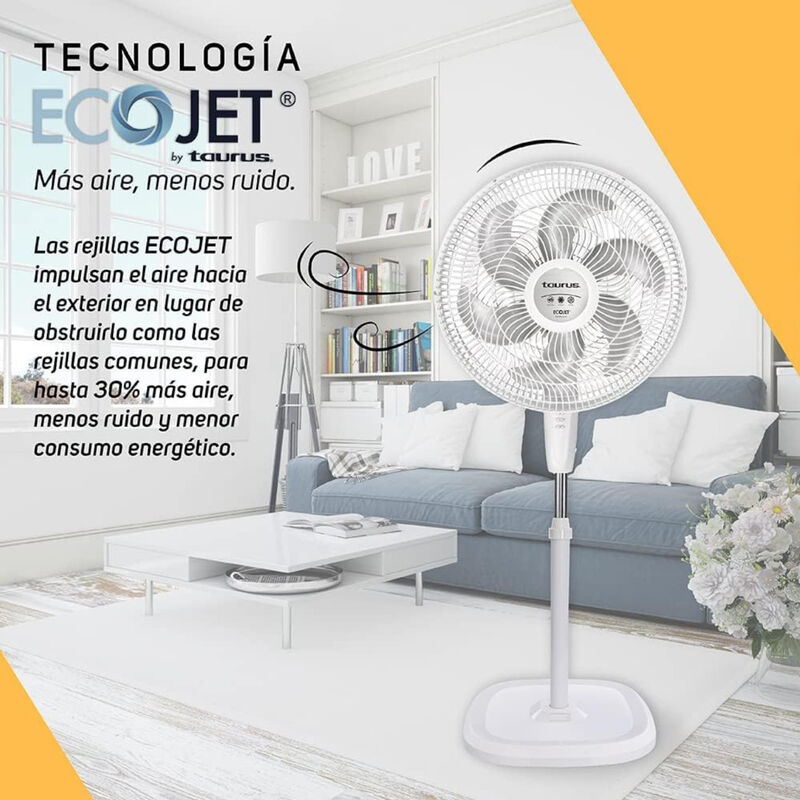Ventilador de Pedestal y Pared 18" TAURUS 3 Vel... image number null