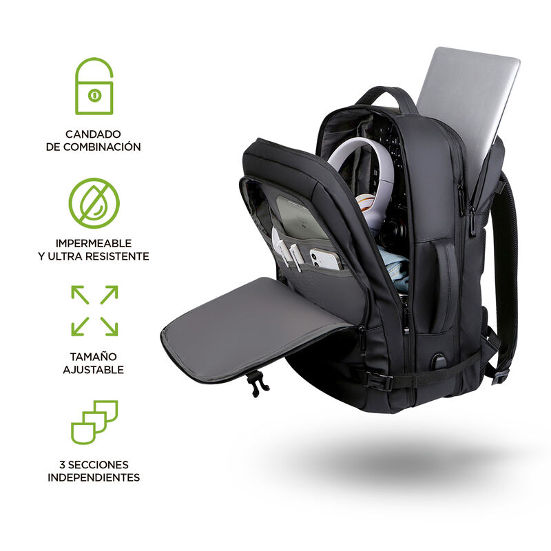 Mochila extensible 46*32*40 con candado image number null