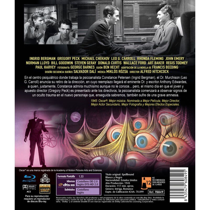 Recuerda [blu-ray]  (1945) Spellbound image number null