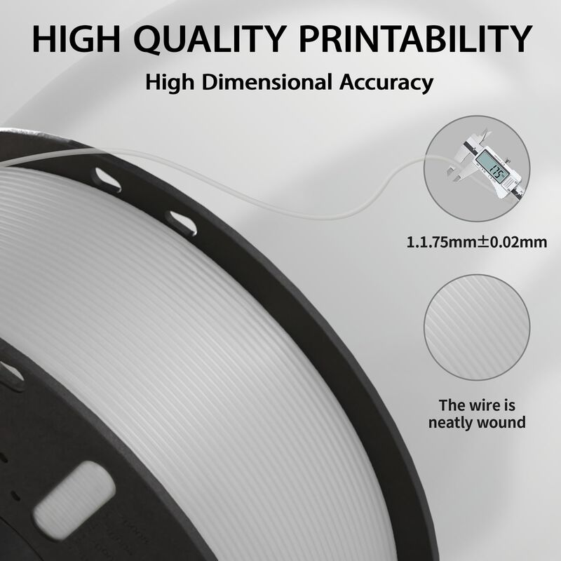 Filamento Pla Miailuy 1,75 mm Transparente 1 kg... image number null