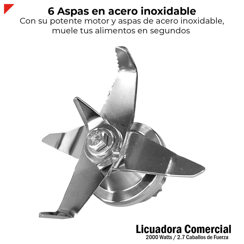 Bogner Licuadora Comercial 2000W 2L Trit&aacute;n BSB0... image number null