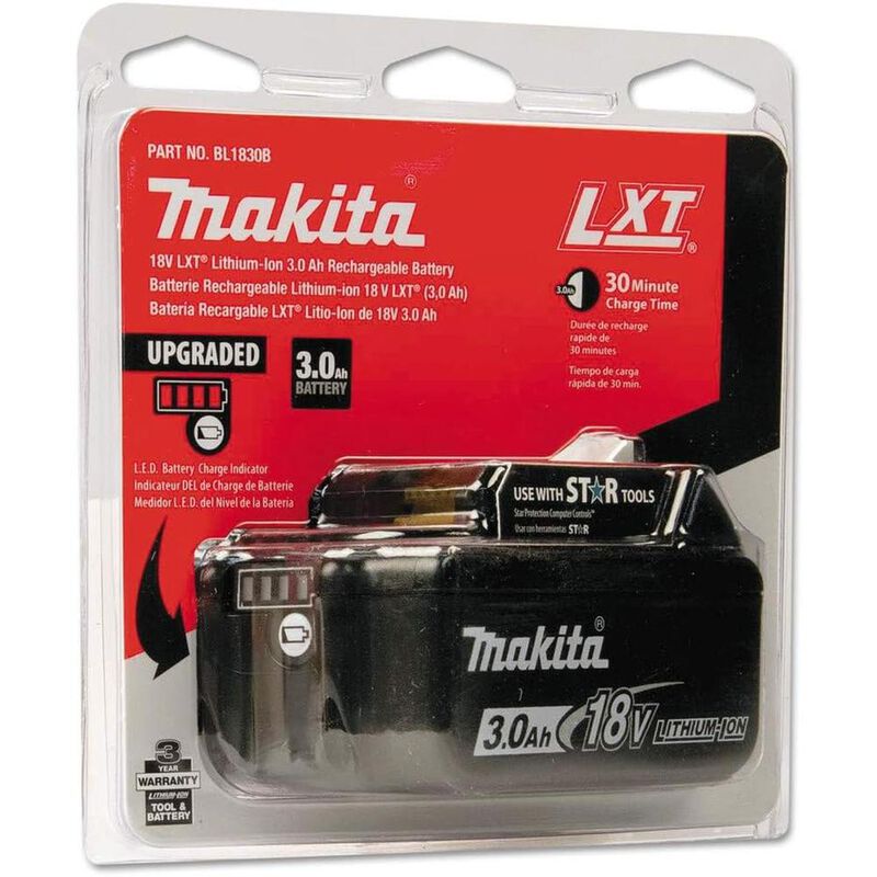 Bater&iacute;a Makita BL1830B 18V 3.0Ah Litio image number null