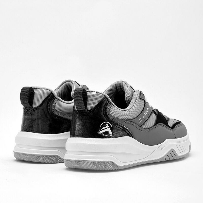 Clasben Tenis urbano para hombre. Gris negro image number null