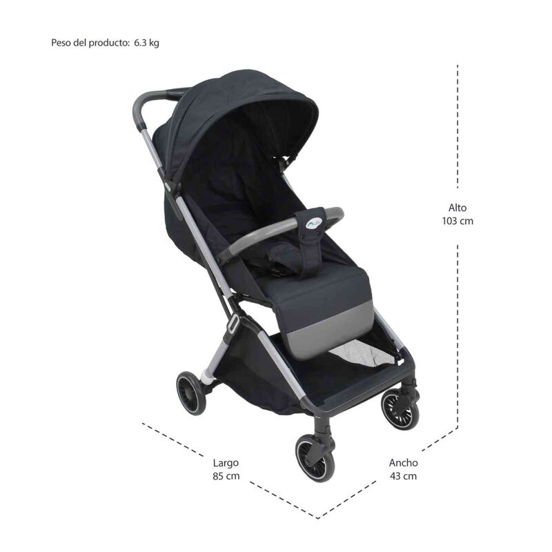 Carriola Para Bebe Plegable Tipo Baston Bidirec... image number null