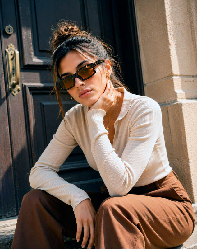 Lentes De Sol Xolek 102 Moda Acetato Animal Uv ... image number null