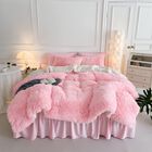 Juego De Edred&oacute;n Uozzi Bedding De Piel Sint&eacute;tica Rosa, Doble, 3 Piezas