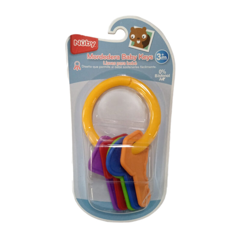 Mordedera Llaves Multicolor Nuby Naranja Hexago... image number null