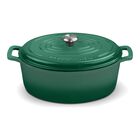 Olla De Hierro Fundido Esmaltado Rossallini 5 Cuartos Verde Bosque