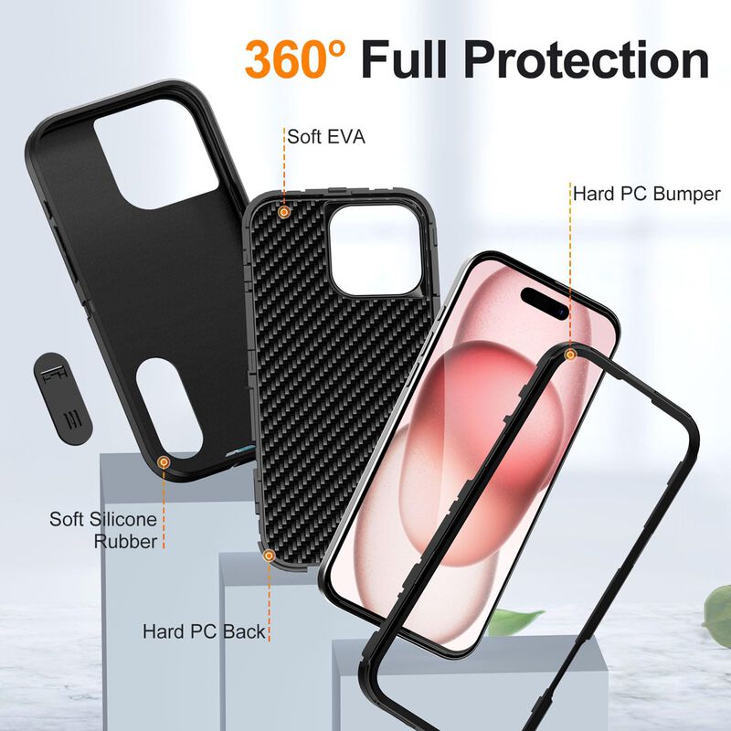 Funda BFUKVOU para iPhone 16 Pro Max (6.9" ) co... image number null