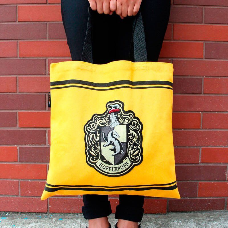 Bolsa Tote Bag Hufflepuff Harry Potter Algod&oacute;n image number null