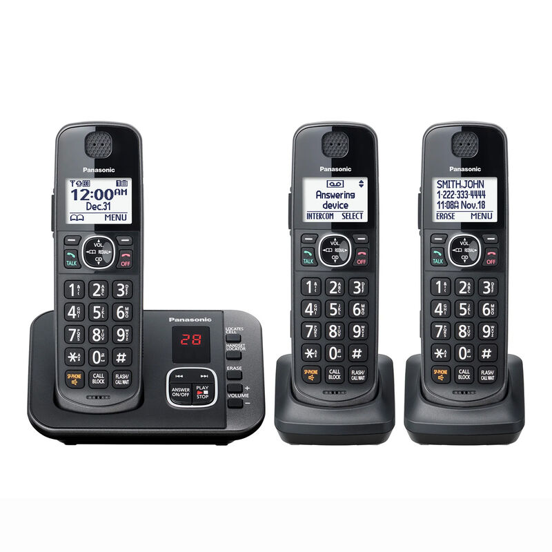 Teléfono Inalámbrico Panasonic Tres Ext KX-TG38... image number null