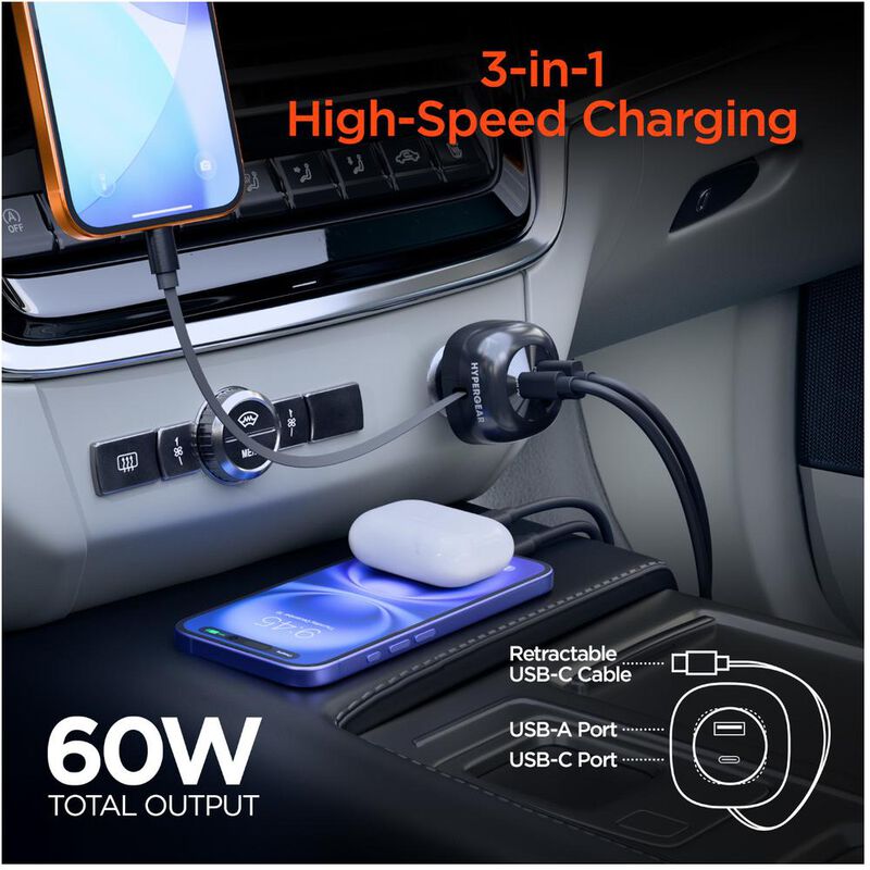 Hypergear Cargador De Auto Speedboost 30w Negro image number null