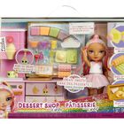 Playset Rainbow High Littles Dessert Shop + Mu&ntilde;eca Peque&ntilde;a