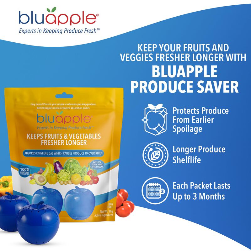 Absorbedor De Gas Etileno Produce Saver Bluappl... image number null