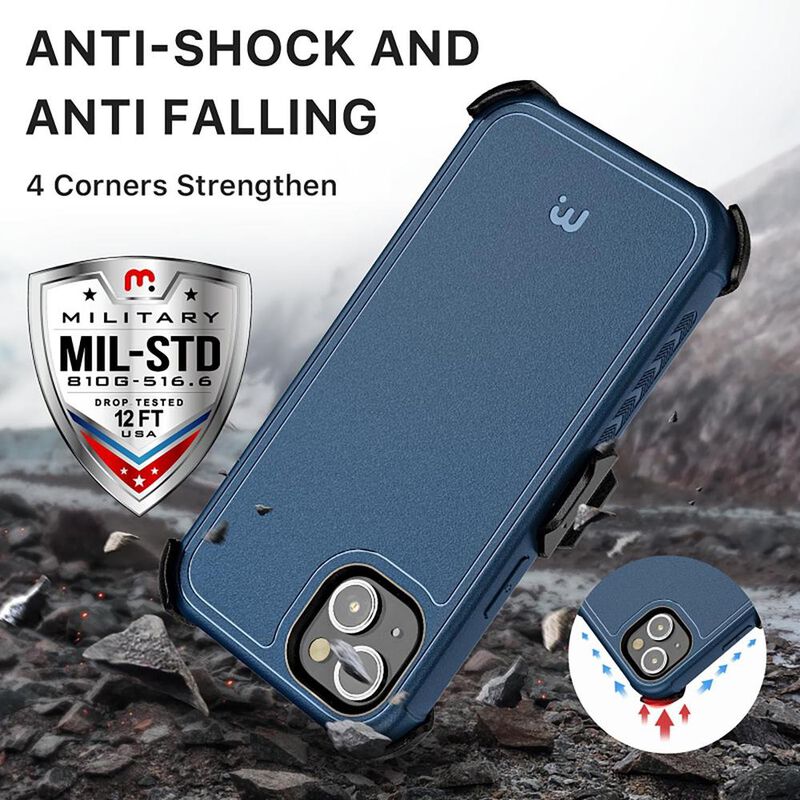 Funda MYBAT Maverick clip para iPhone 14 - Azul... image number null