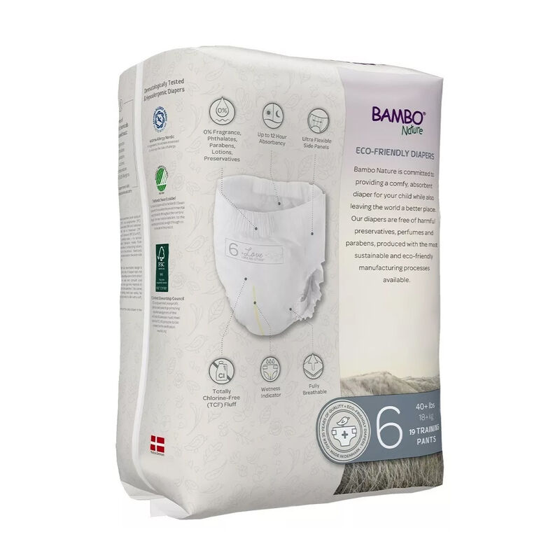 Calzón Entrenador Bambo Nature Dream 19pz T6 image number null