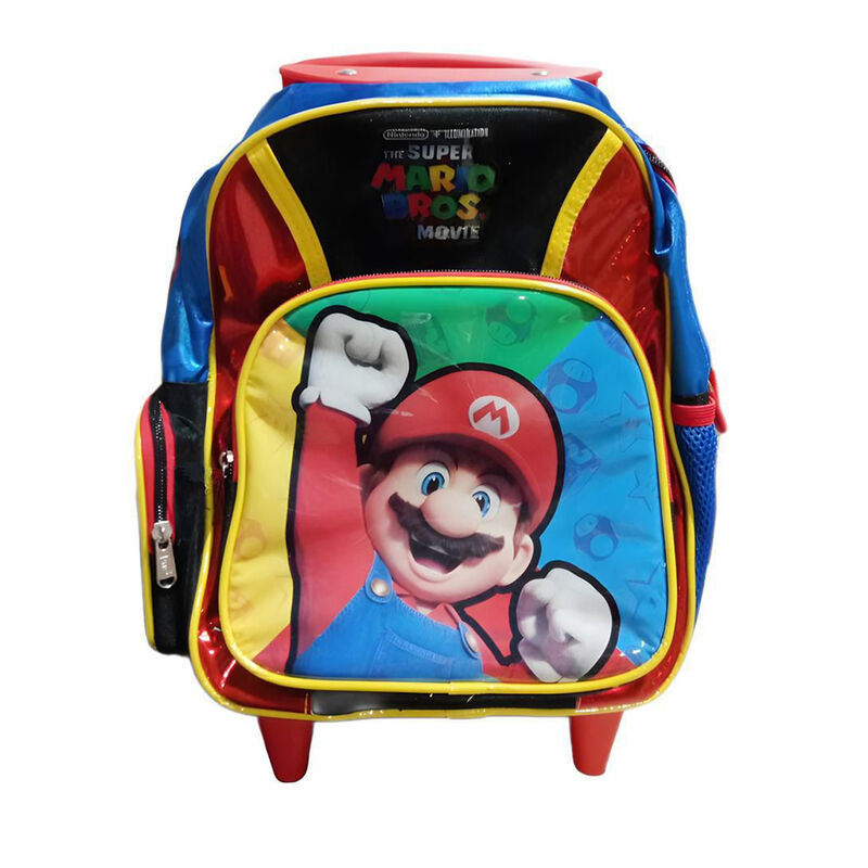 Mochila Kinder Con Ruedas Ruz The Super Mario B... image number null