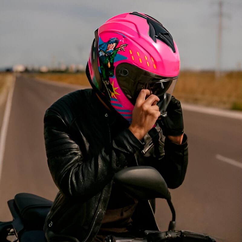 Casco Para Motocicleta Casco Integral Abatible ... image number null