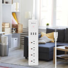 Multicontacto Wi-Fi* De 4 Salidas Horizontales Y Triple Cargador Usb