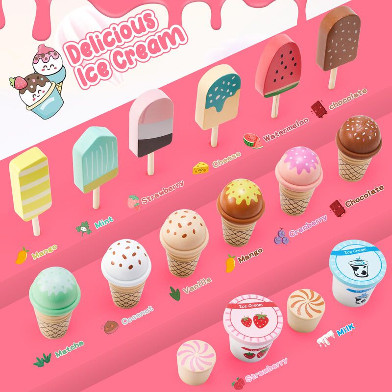 Set De Juego De Mesa De Helados Whoholl De Made... image number null