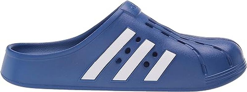 Adidas Clogs Adilette Unisex, Azul Rey Blanco, ... image number null