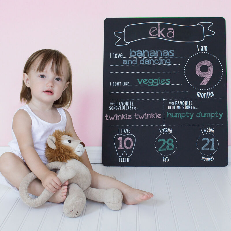 Pizarrón Para Fotos Todo Sobre El Bebé image number null