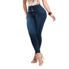 Pantal&oacute;n Mezclilla Azul Skinny Dama Stretch Tiro Alto