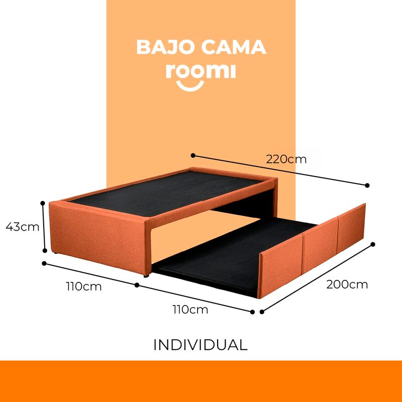 Cama Doble Roomi Individual - Individual Freedo... image number null