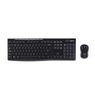 Combo De Teclado Y Rat&oacute;n Inal&aacute;mbricos Logitech K270 Y M185