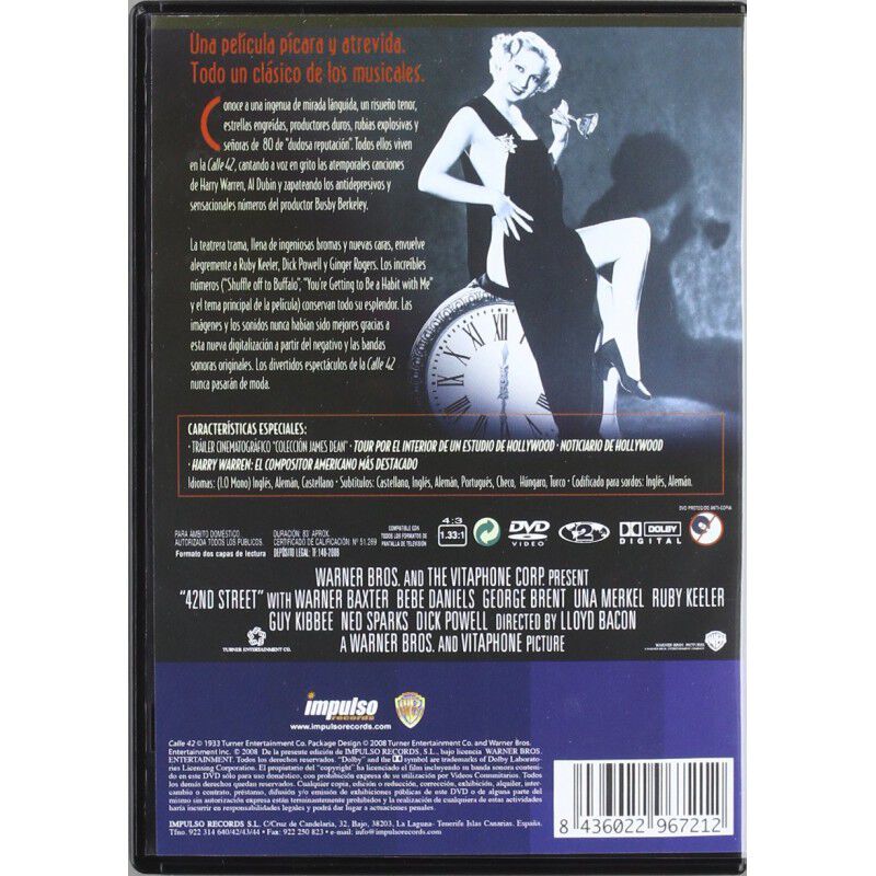 Calle 42 [dvd] image number null