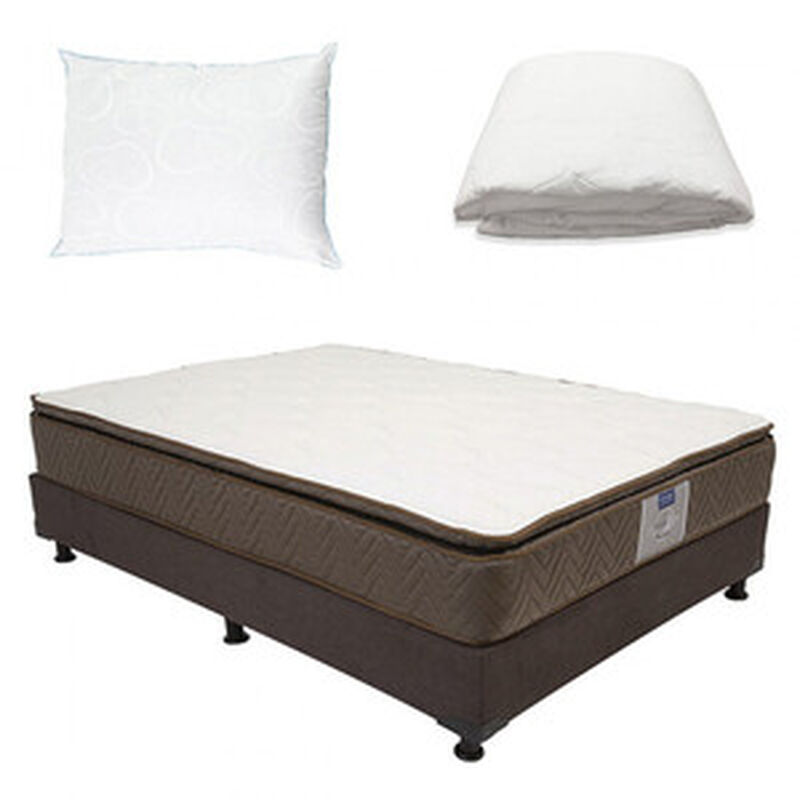 Colch&oacute;n Queen Size Restonic Nautilus + Box Dica... image number null