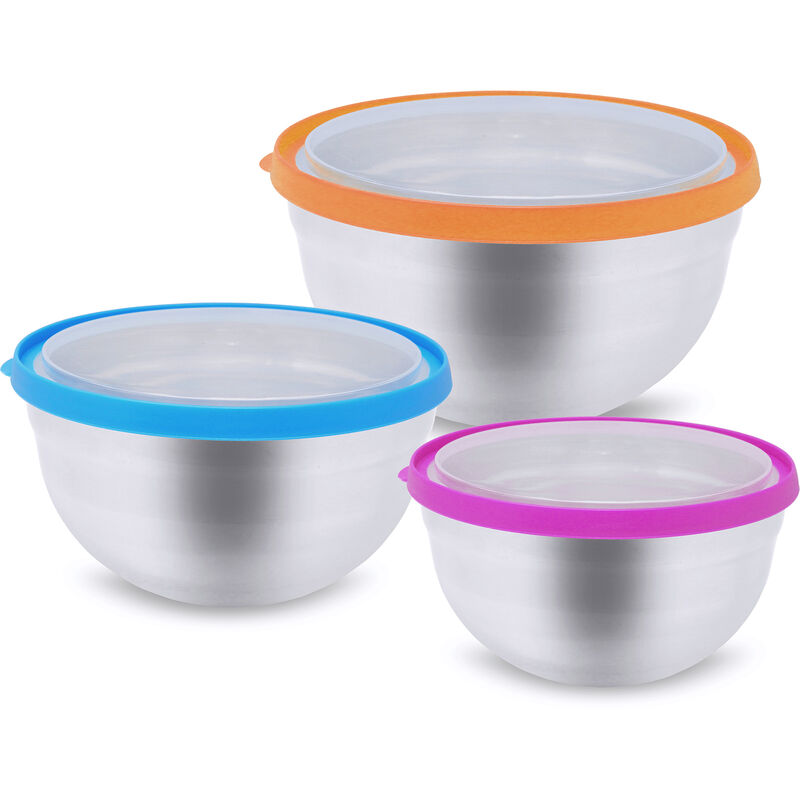 Juego de 3 Tazones Colors Acero Inoxidable con ... image number null