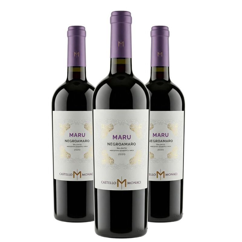 Vino Tinto Castello Monaci Maru Negroamaro Sale... image number null