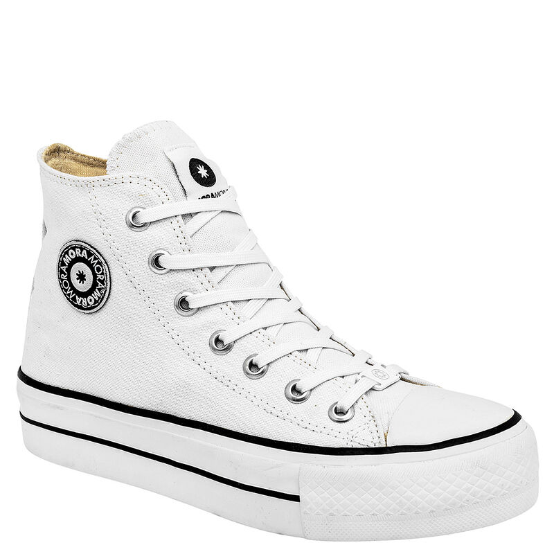 Moramora Tenis urbano para mujer blanco image number null