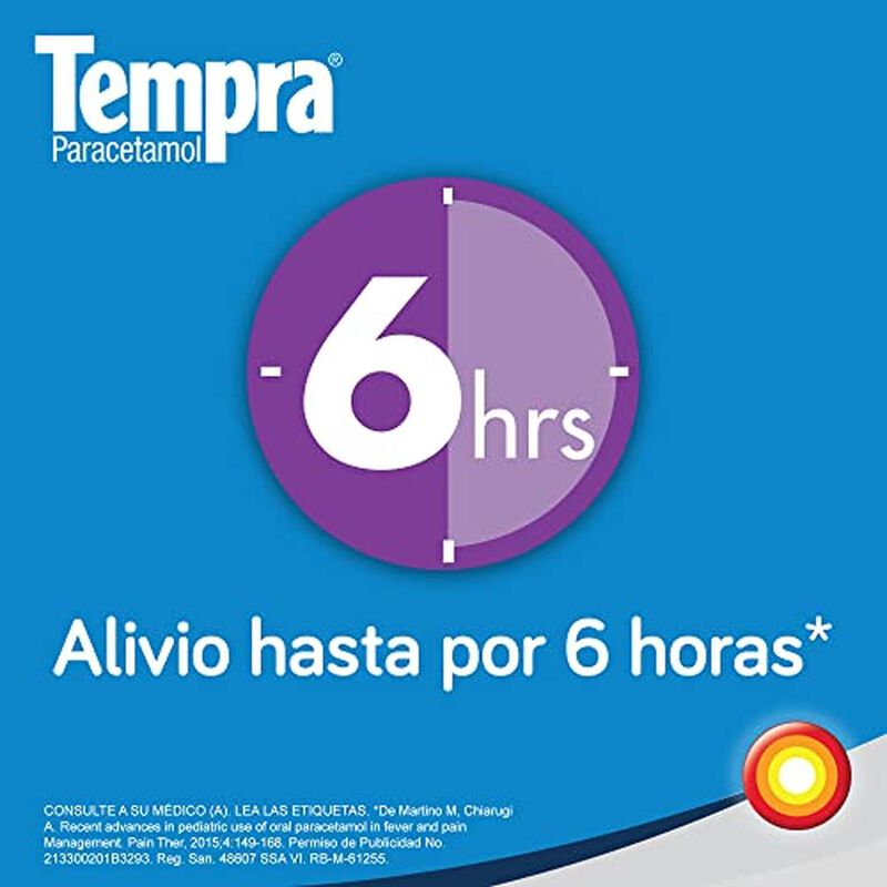 Tempra Soluci&oacute;n Pedi&aacute;trica Fiebre Y Dolor Sabor... image number null