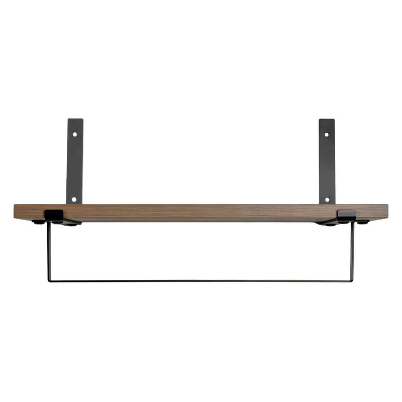 Set 4 Repisas Madera Flotantes Modernas Industr... image number null