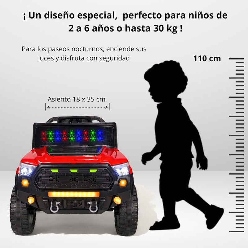 Camioneta Montable Infantil El&eacute;ctrico Control R... image number null