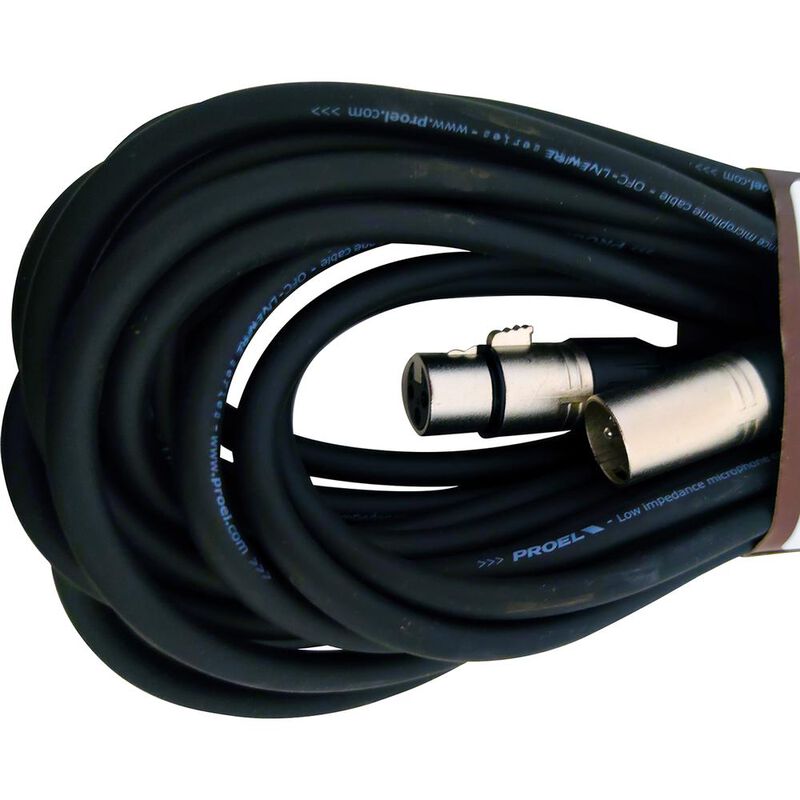 PROEL LW-MC250LU10 CABLE DE MICROFONO 10 METROS... image number null