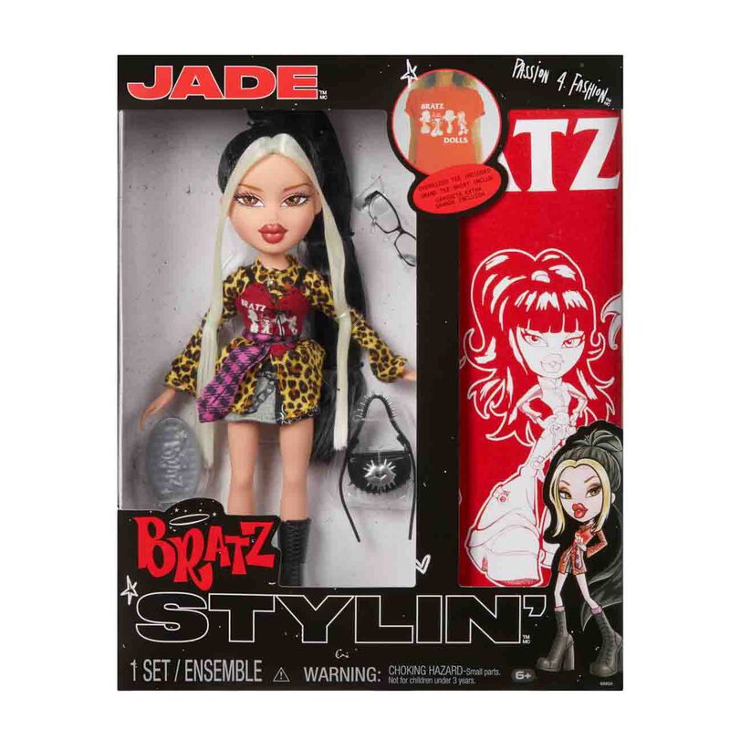 Mu&ntilde;eca De Moda Bratz Stylin' Jade Con Camiseta ... image number null