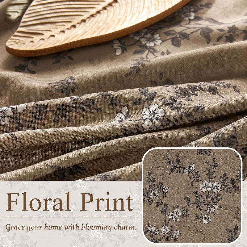 Cortinas Stangh 274 cm De Lino Floral Para Sal&oacute;... image number null