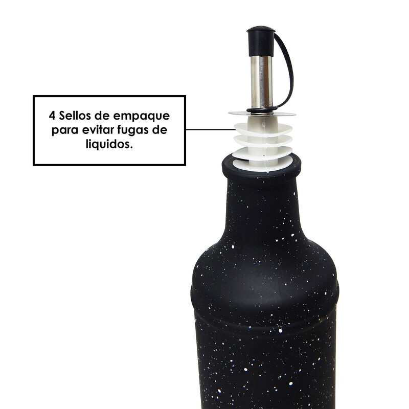 Juego de Aceitera, Vinagrera, salero y pimenter... image number null