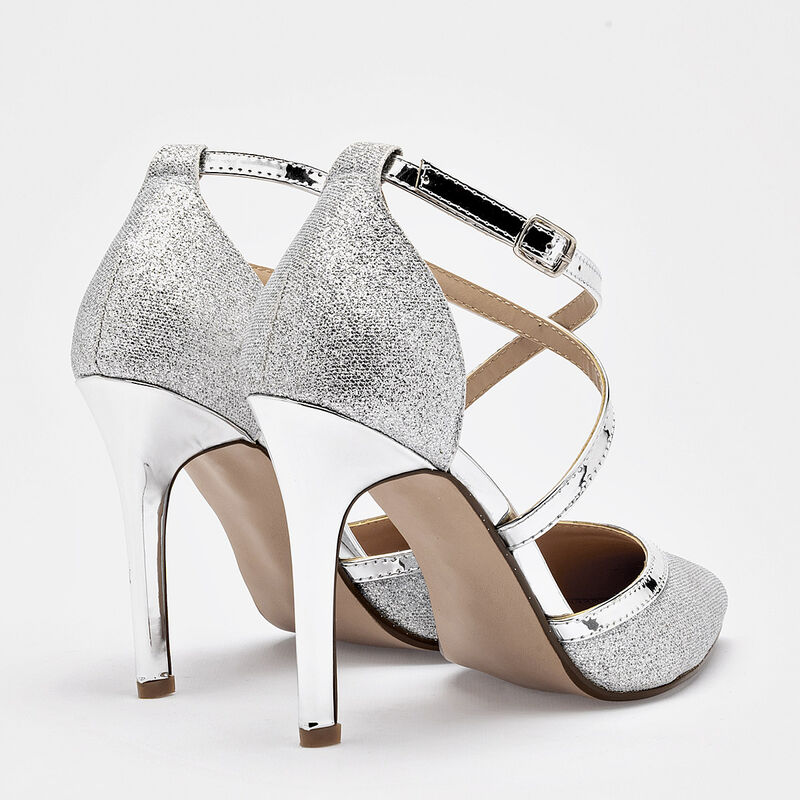 Moramora zapatilla para mujer plata cod 140731-... image number null