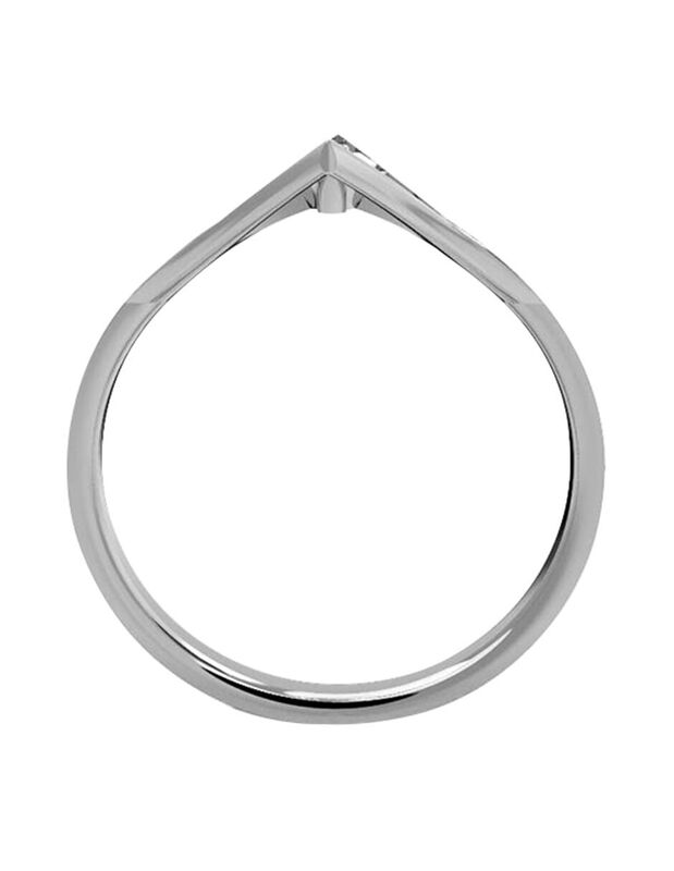 Anillo de Compromiso en Oro de 14K con Circonia... image number null