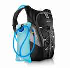 Mochila de hidratación Deportiva 2 Litros Impermeable Universal, Hikeo, Color Negro, 83978-Bl