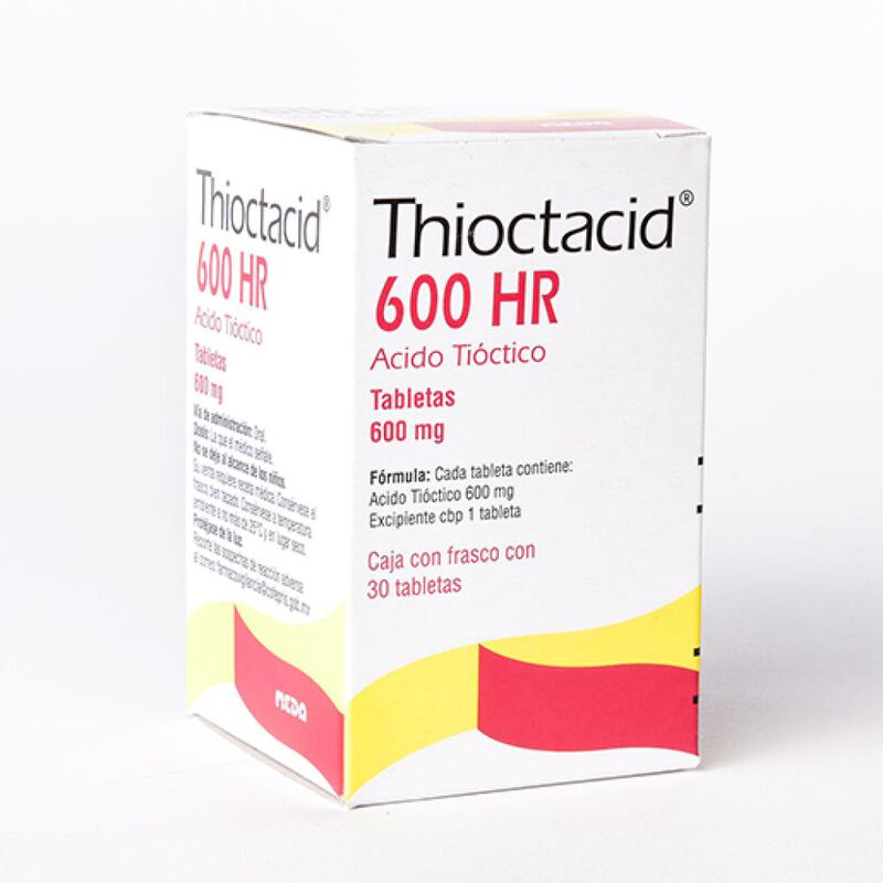 Thioctacid 600 Hr 600 Mg 30 Tableta(s) image number null