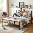Base Cama Matrimonial Metal Color Negro