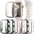 Funda para Apple Watch Qckanlj 44 mm - Pack de 6 + Protector de Pantalla