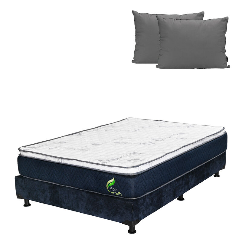 Colch&oacute;n Queen Size Eon + Box + Almohada 2pack image number null